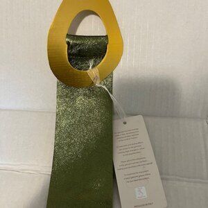 Suzy D London metallic leather belt.